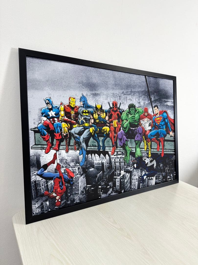 No.172フレーム付きキャンバスアート　アベンジャーズ　スパイダーマン