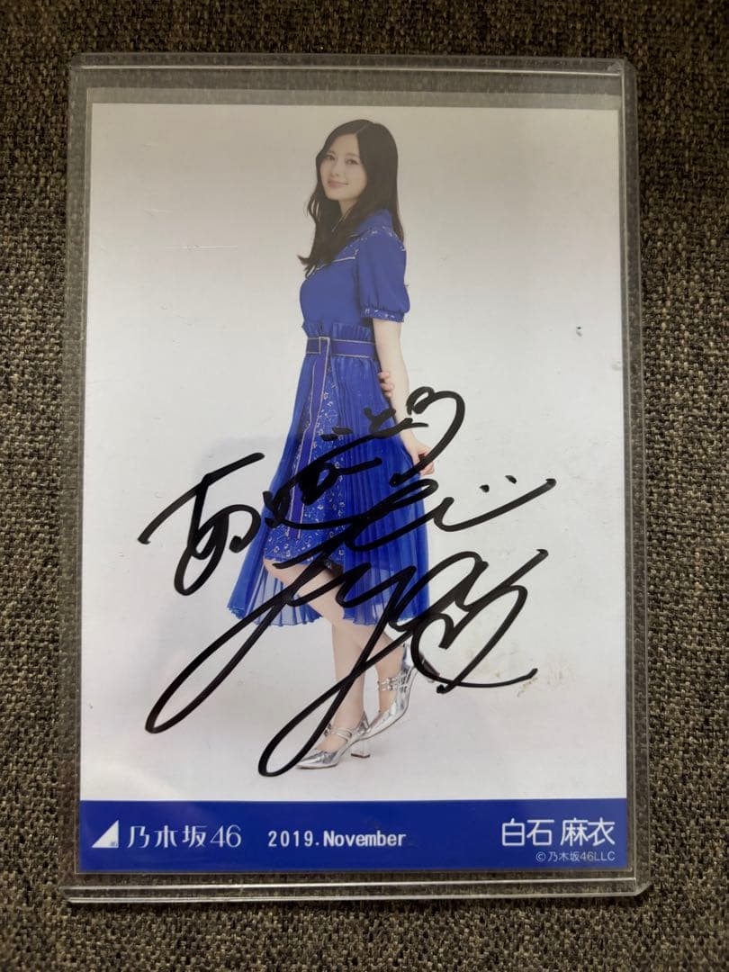 早い者勝ち！本物！レア！乃木坂46 サイン入り写真 2019年11月