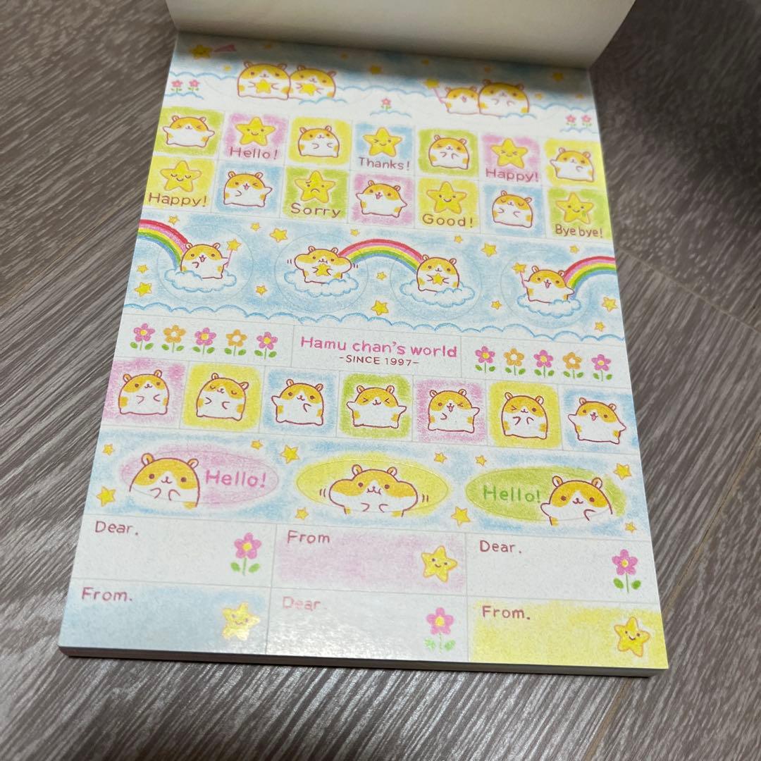 平成レトロ　メモ帳　ハムスター　CRUX