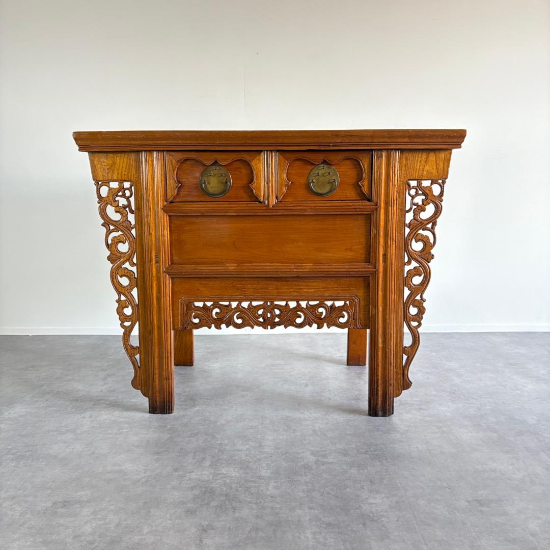 アジアンアンティーク　飾り棚