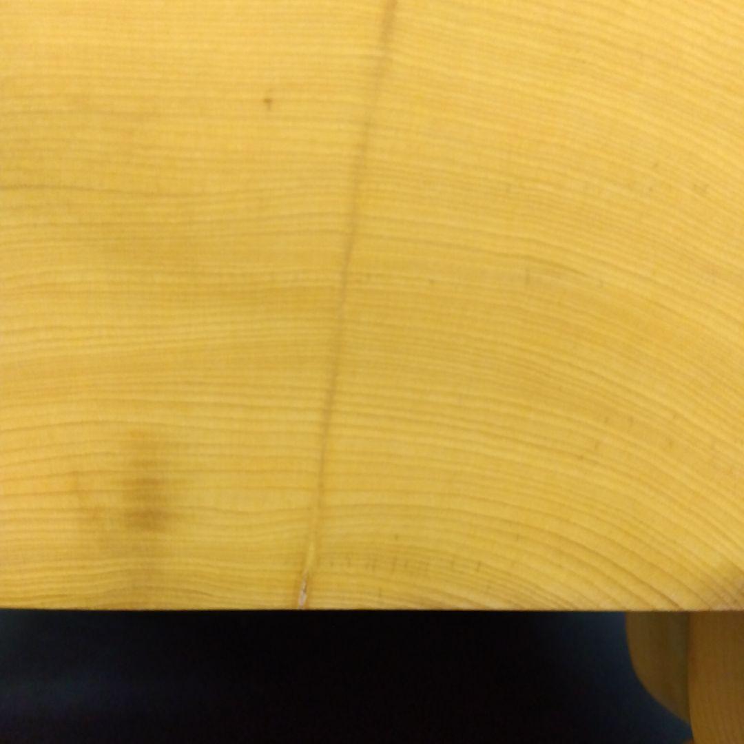 【国産　本榧　5寸碁盤　木表　板目】