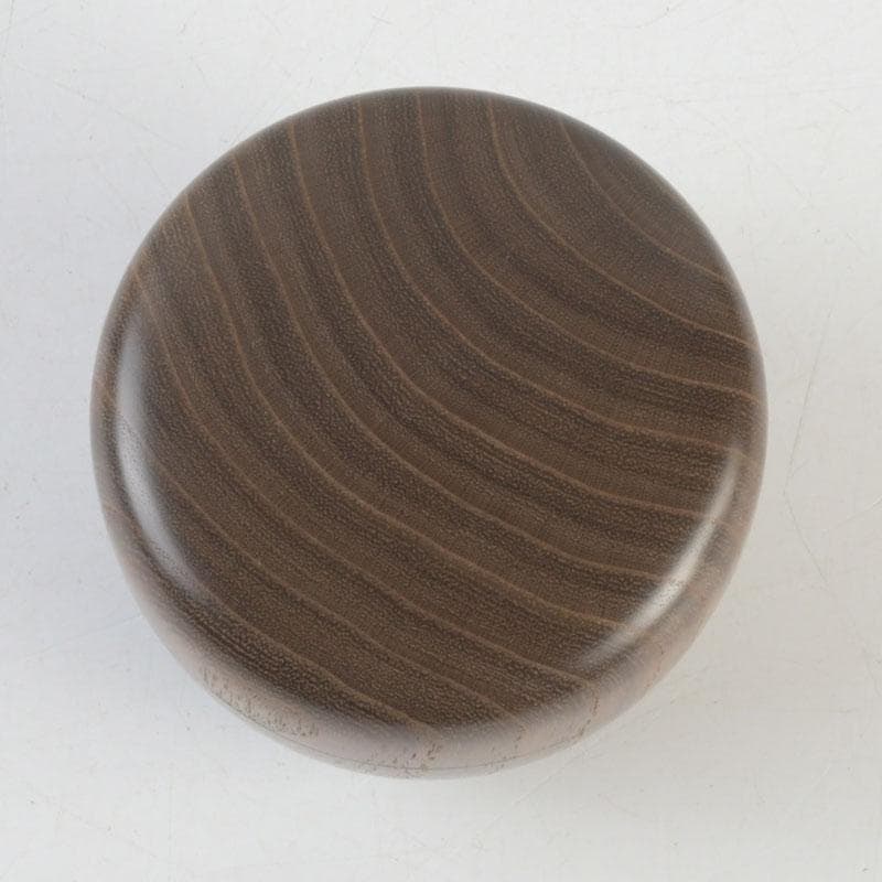 かめ　茶道具　西脇佳三作　轆轤細工　槐　平棗　共箱　V　9533