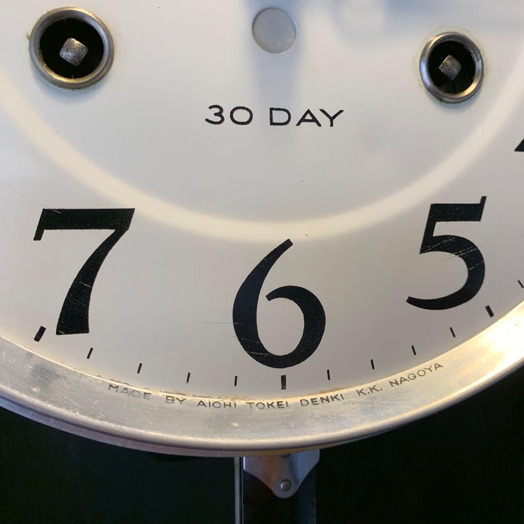 昭和レトロ 機械式 アンティーク時計　愛知時計 30 DAY