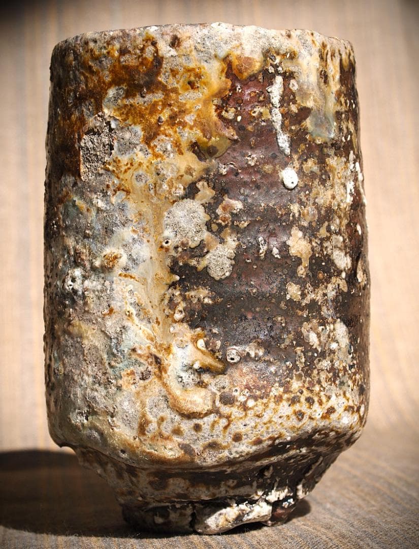 人気作家★大西雅文★赤丹波筒湯のみ