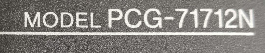 ✪ VAIO ノートPC PCG-71712N キズ ストレージ無