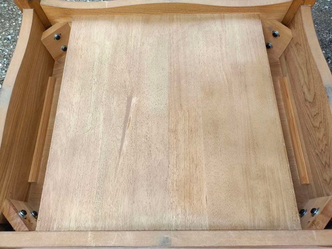 在庫3台　美容室　両面鏡 木製アーチ型ミラー付きドレッサー