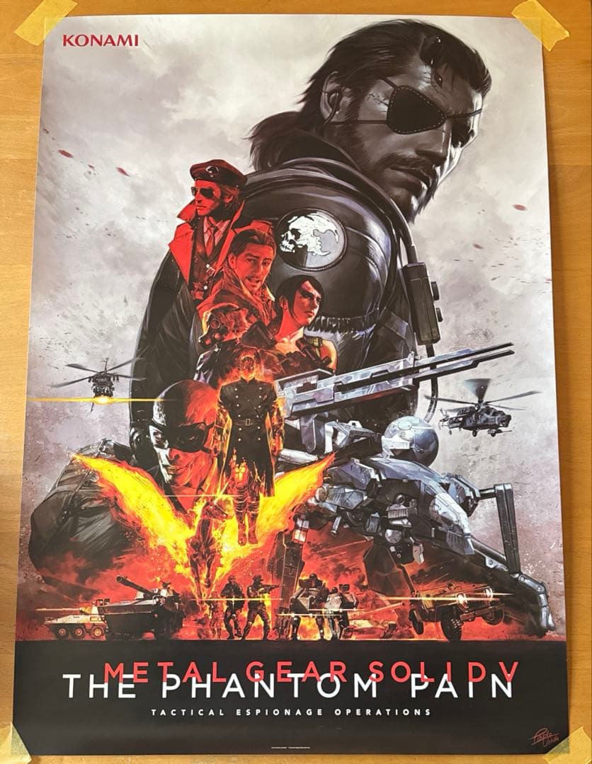 【非売品　希少】L GEAR SOLID V【B2サイズポスター】