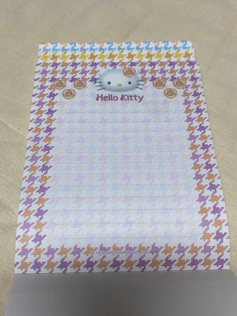 ☆激レア【平成 平成女児 当時物】ハローキティ レターメモ