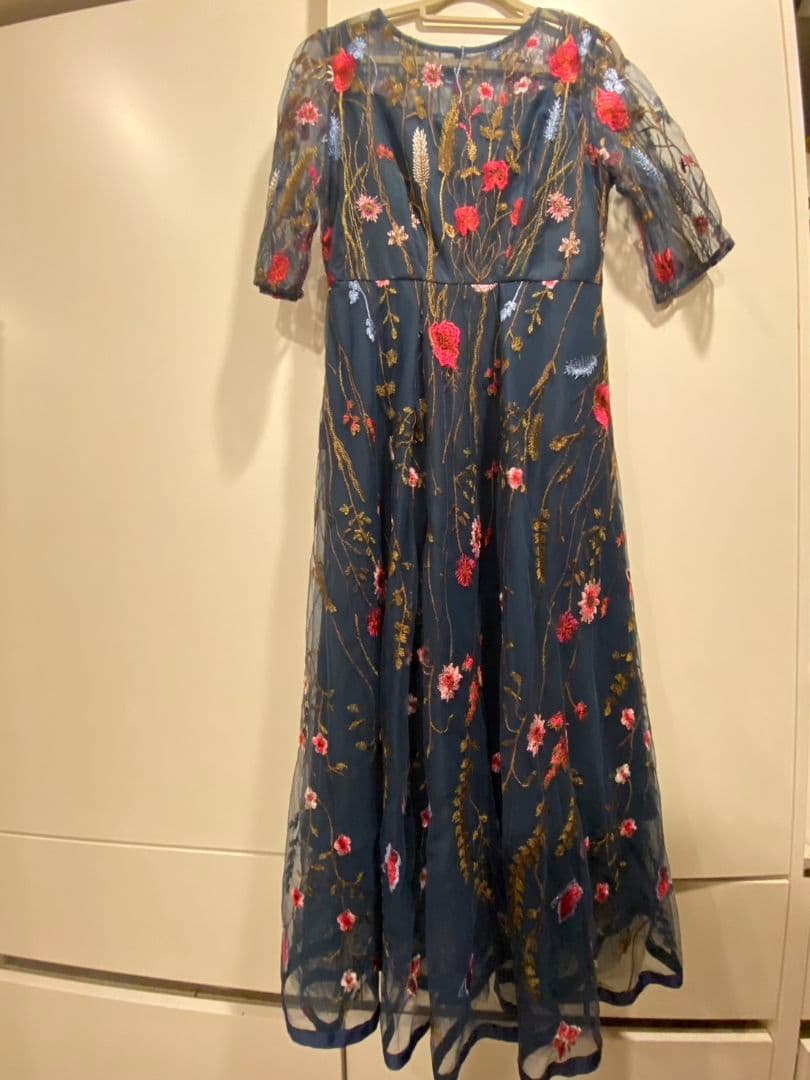 Dorry Doll 花柄刺繍 Aラインドレス