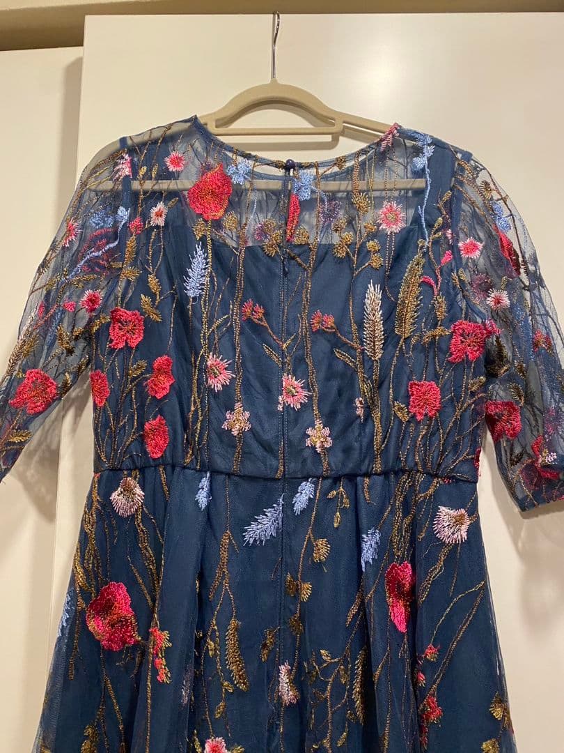 Dorry Doll 花柄刺繍 Aラインドレス