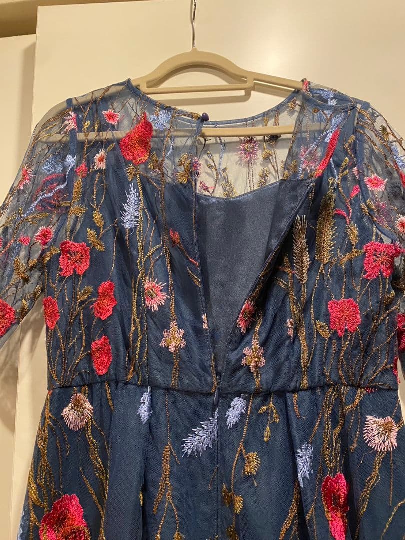 Dorry Doll 花柄刺繍 Aラインドレス