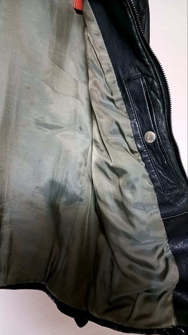 【羊革】シングルライダースジャケット