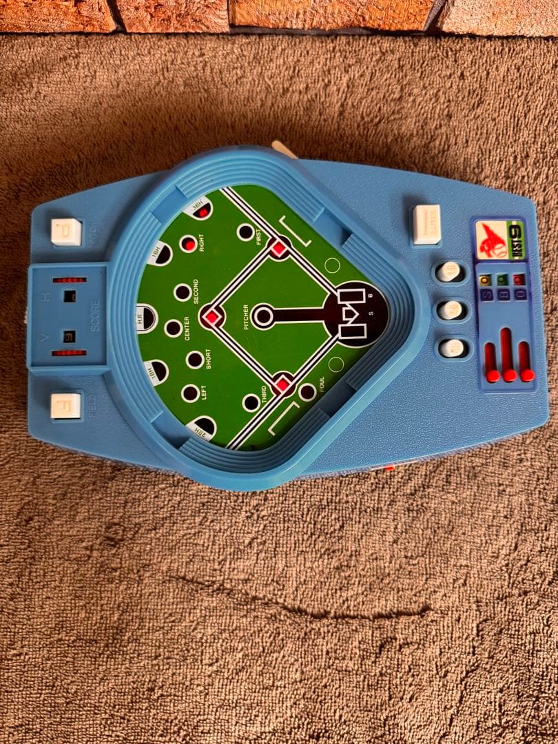 エポック社 野球盤 ベストナイン 整備済 完動品 電池蓋特注 昭和レトロ