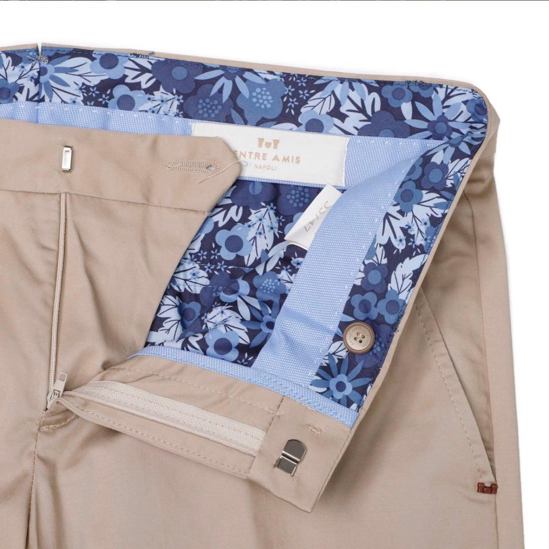 アントレアミ entre amis ジップフライ コットンパンツ[2023SS]