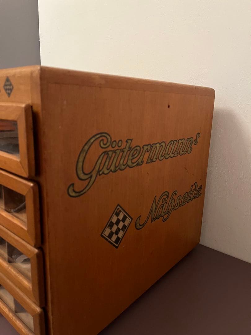 【青虫3/15マデ】アンティーク スプールキャビネット ギッターマン