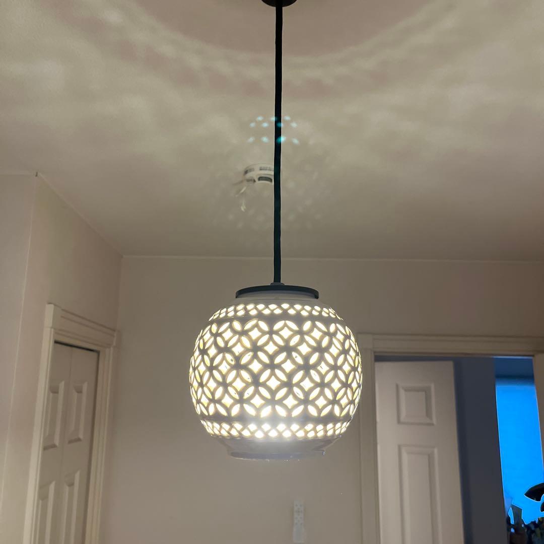 オーデリックODELIC陶器製ペンダントライト 民藝