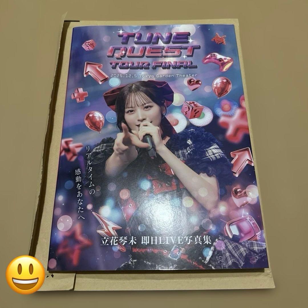 【100冊限定ナンバリング付き】立花琴未 即日LIVE写真集