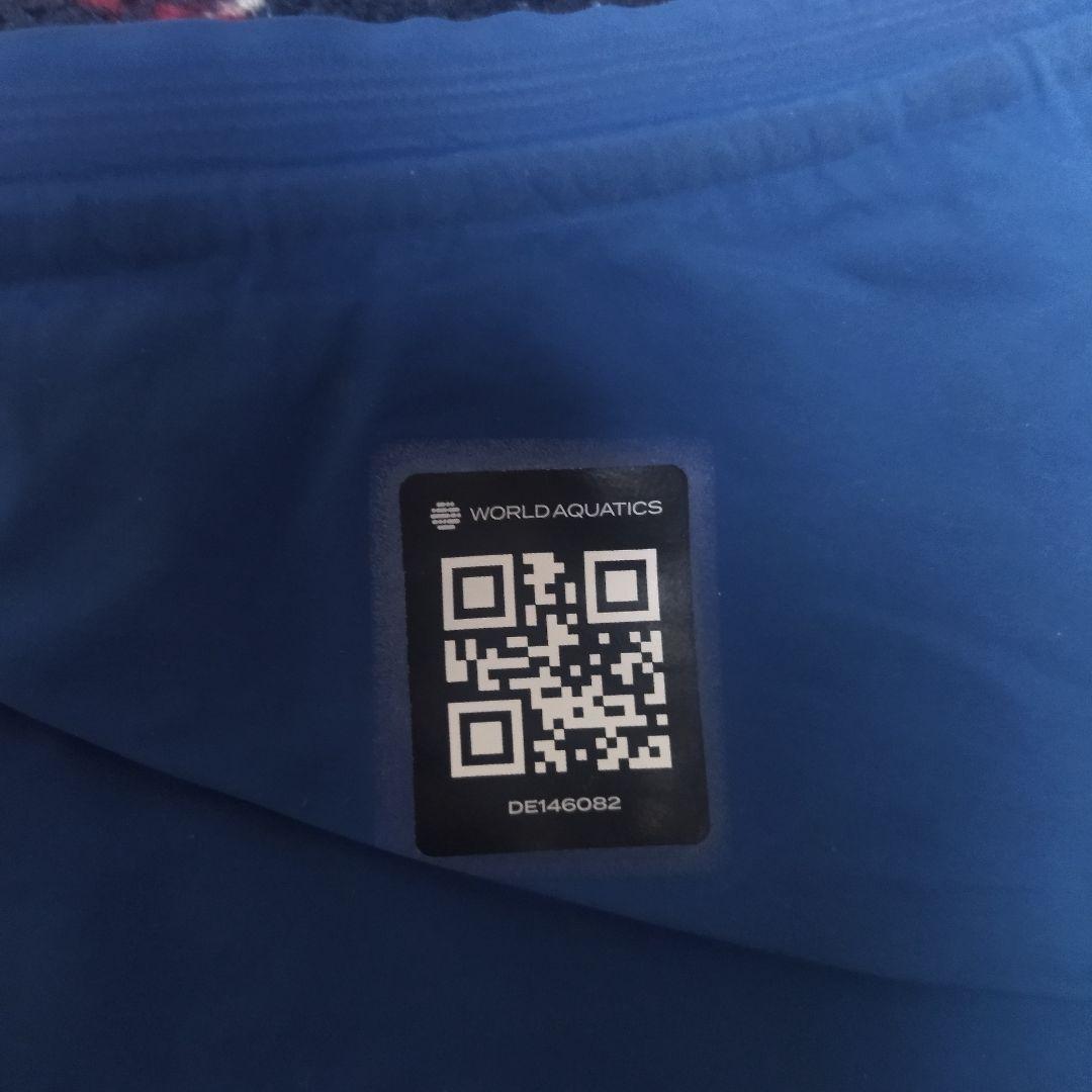 ナ*ロ様 arenaアクアフォースストーム 競泳水着 青色