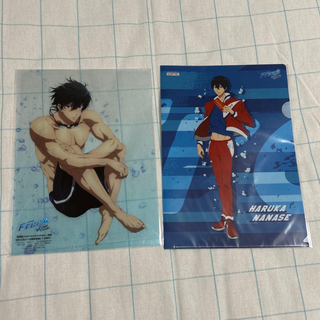 Free クリアファイル アクスタ アートプレート バースデー 七瀬遙