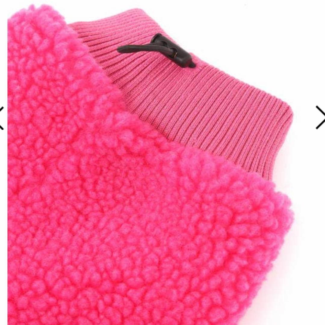 パーリーゲイツ ボアフリース レッグウォーマー　ネイビー　ラスト1点