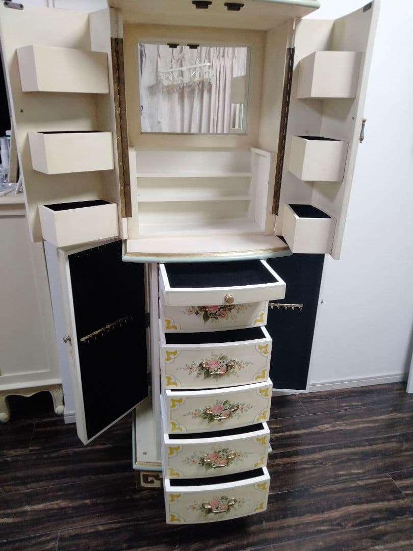 ロココ調　クラシック　アンティークジュエリーチェスト