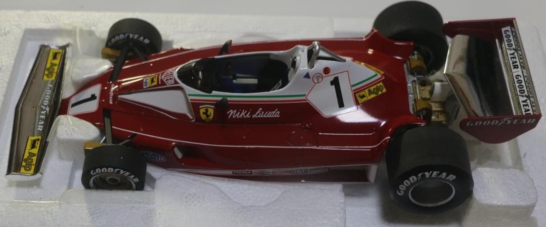 ホットウィール　フェラーリ３１２Ｔ２　1／１８　１９７６モナコＧＰ優勝Ｎ・ラウダ