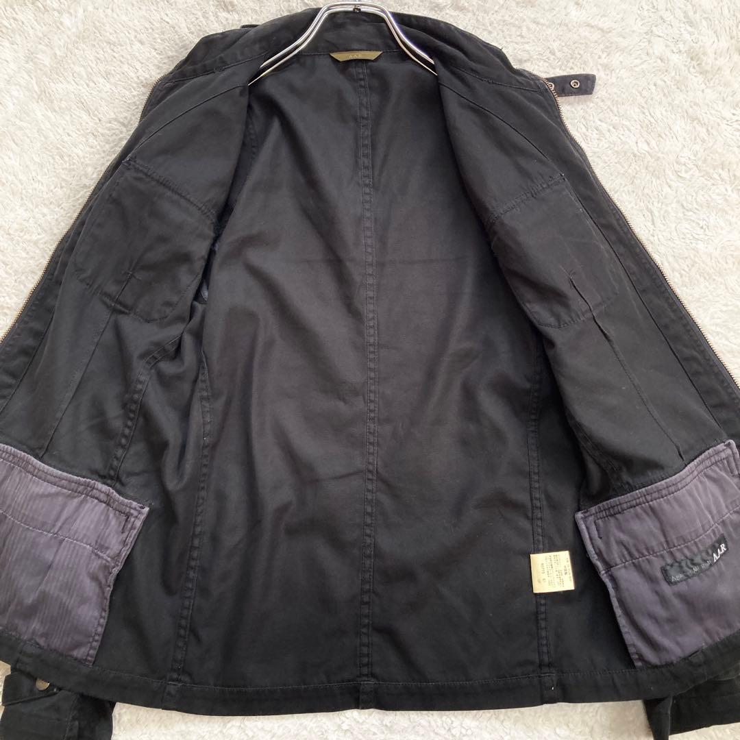 【希少デザイン】ヨウジヤマモト A.A.R　ジャケット　ダブルファスナー　黒