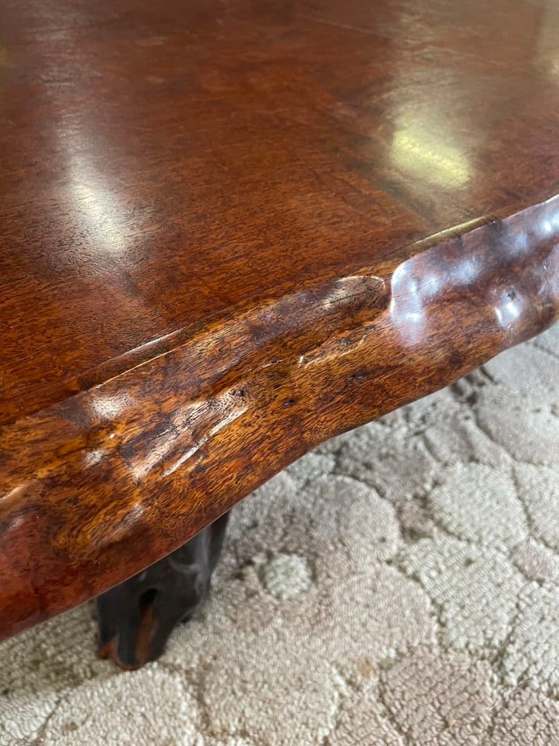 座卓 テーブル レトロ 一枚板 ヴィンテージ ローテーブル 家具 ちゃぶ台