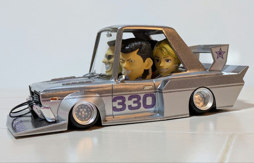 1/24 アオシマ330グロリア改 ノッポマシーン 街道レーサー 暴走族マルイ