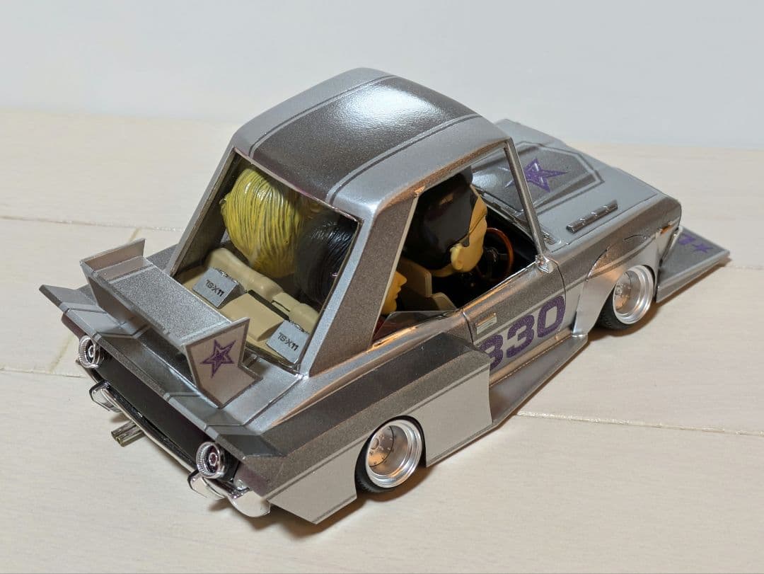 1/24 アオシマ330グロリア改 ノッポマシーン 街道レーサー 暴走族マルイ