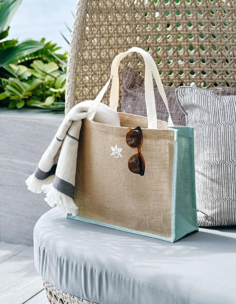 ハレクラニ沖縄 オリジナルビーチバッグ＆ビーチサンダル ファミリーセット