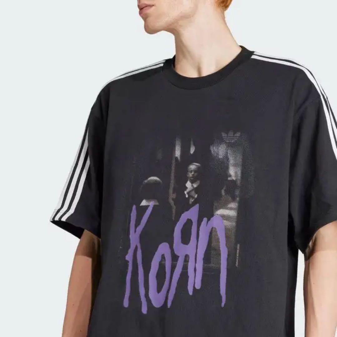 KORN Adidas コラボTシャツ Lサイズ