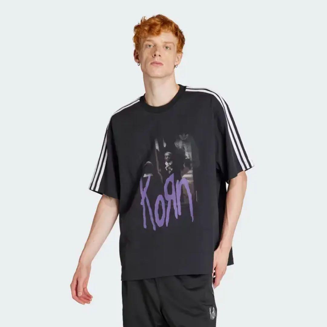 KORN Adidas コラボTシャツ Lサイズ