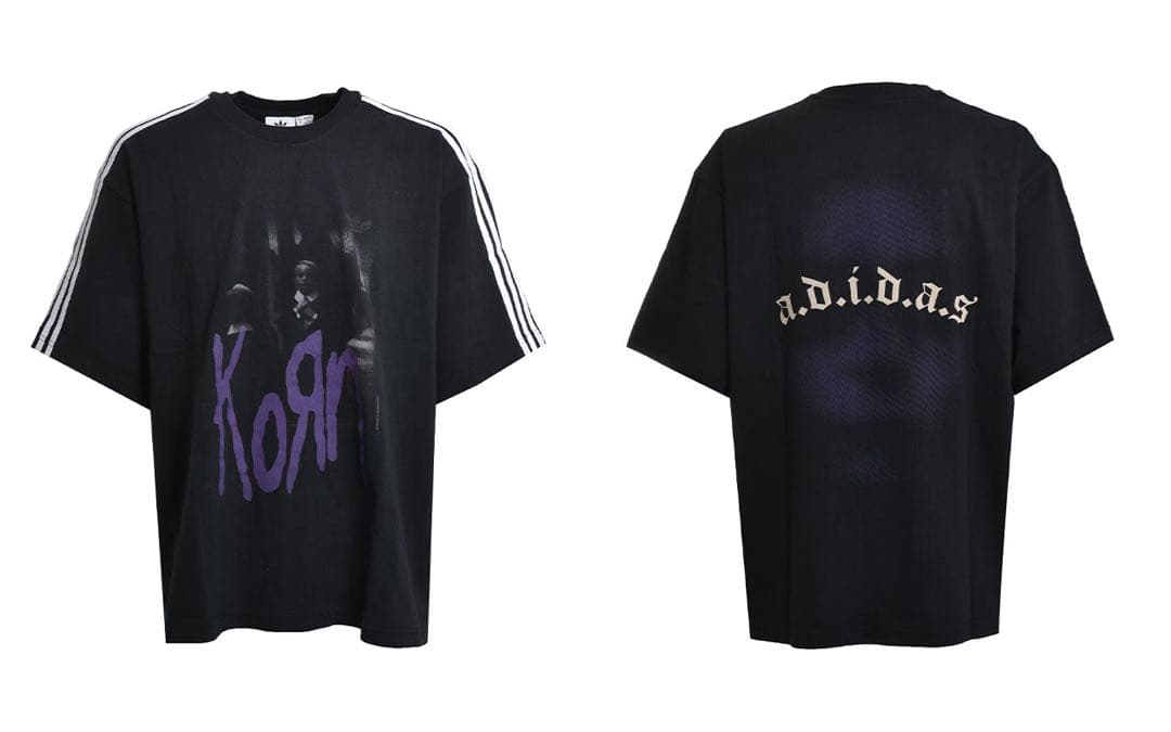 KORN Adidas コラボTシャツ Lサイズ