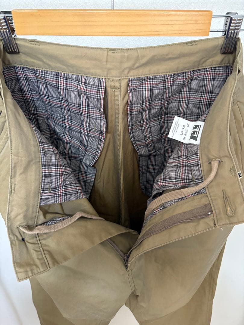 SSZ SAMPLE期 2プリーツ ワイドチノパン ベージュ BEAMS