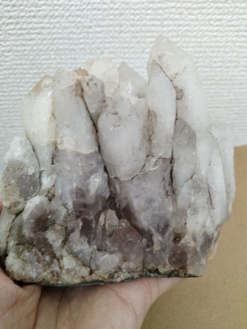 栃木県足尾銅山坑道内　国産天然紫水晶　アメジスト　紫水晶　501g 大サイズ