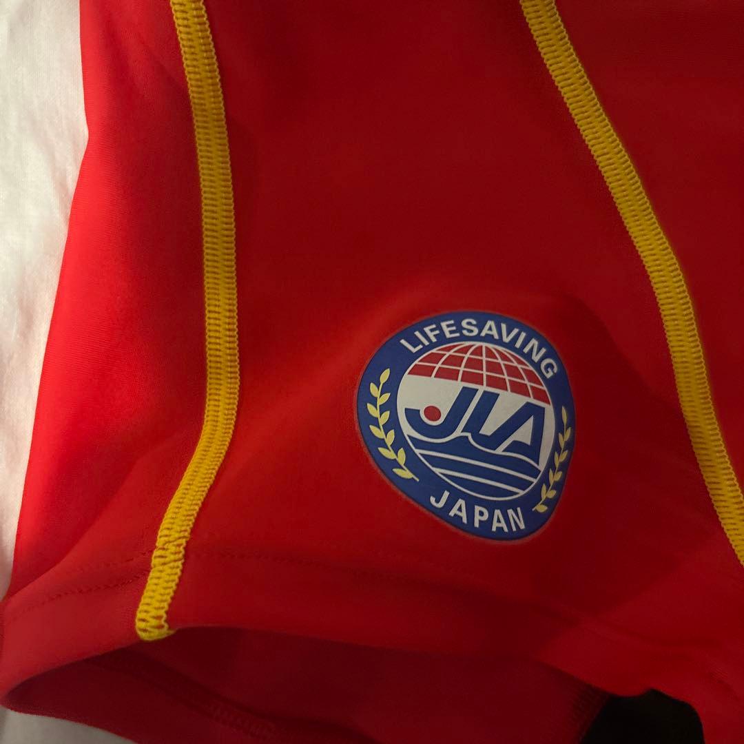 Speedo 赤 ライフセービング 競泳水着サイズL