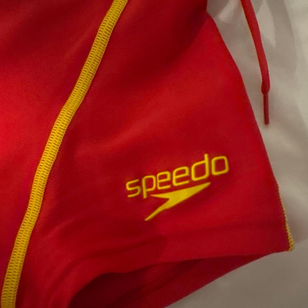 Speedo 赤 ライフセービング 競泳水着サイズL