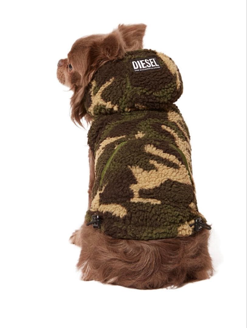 DIESEL ドッグウェアコレクション　カモフラージュパーカー　3S 新品未使用