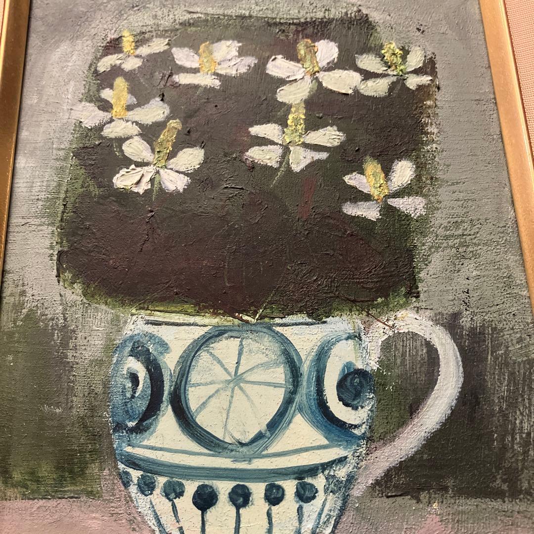 フランス美術界が認めた画家 沼尾雅代さんの『ドクダミの花』原画