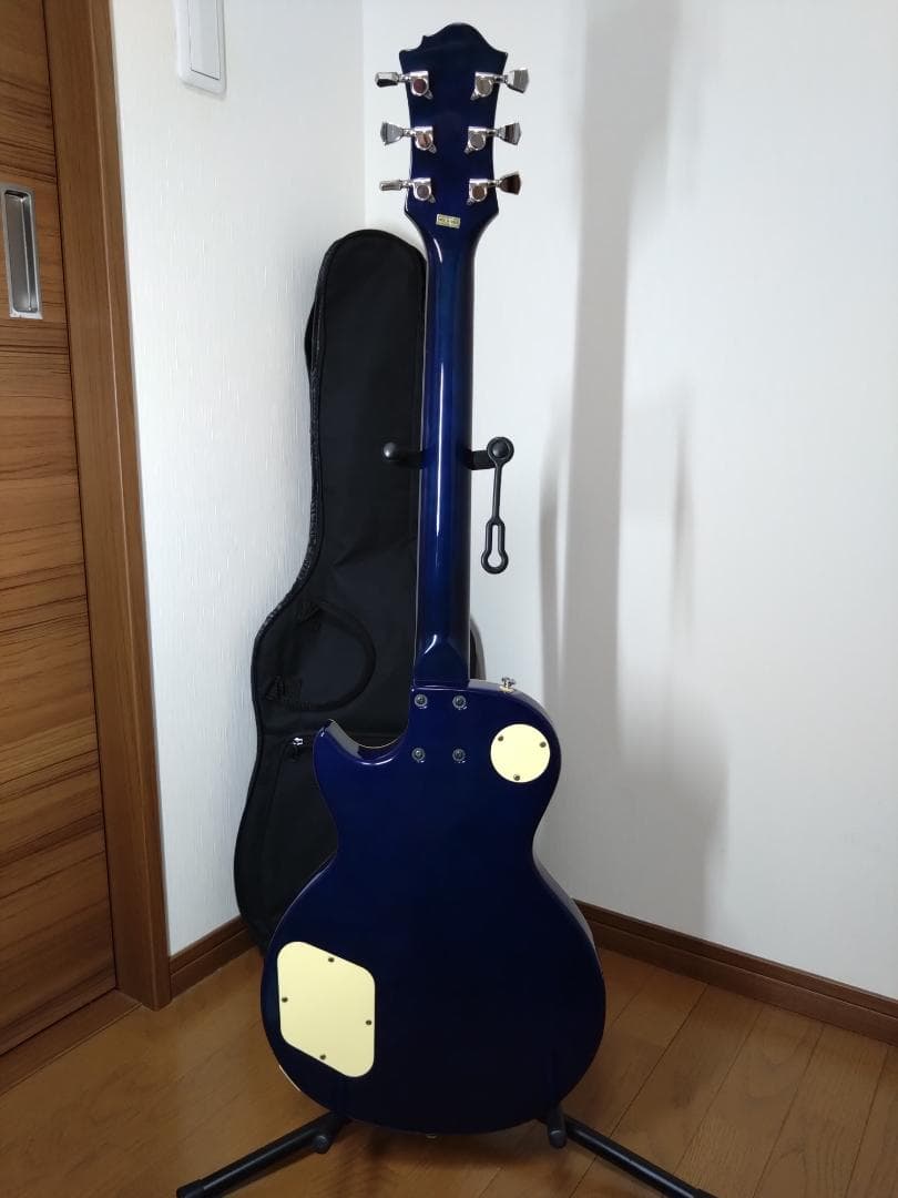Barclay エレキギター ブルー 簡易ケース付き