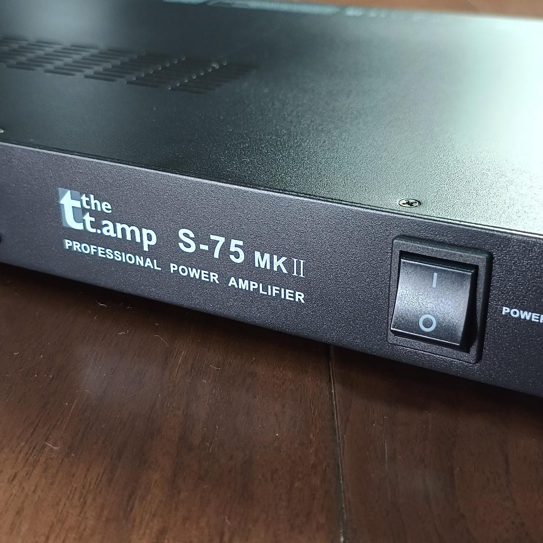 Thomann S-75 MkII パワーアンプ プロケーブル絶賛の音質2