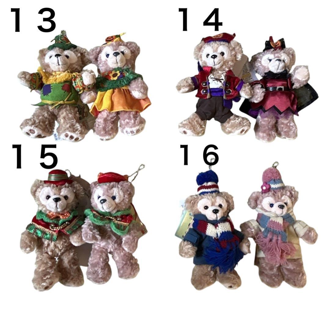 新品　ディズニー　ぬいぐるみバッジ　ダッフィー　シェリーメイ　ペア　21セット