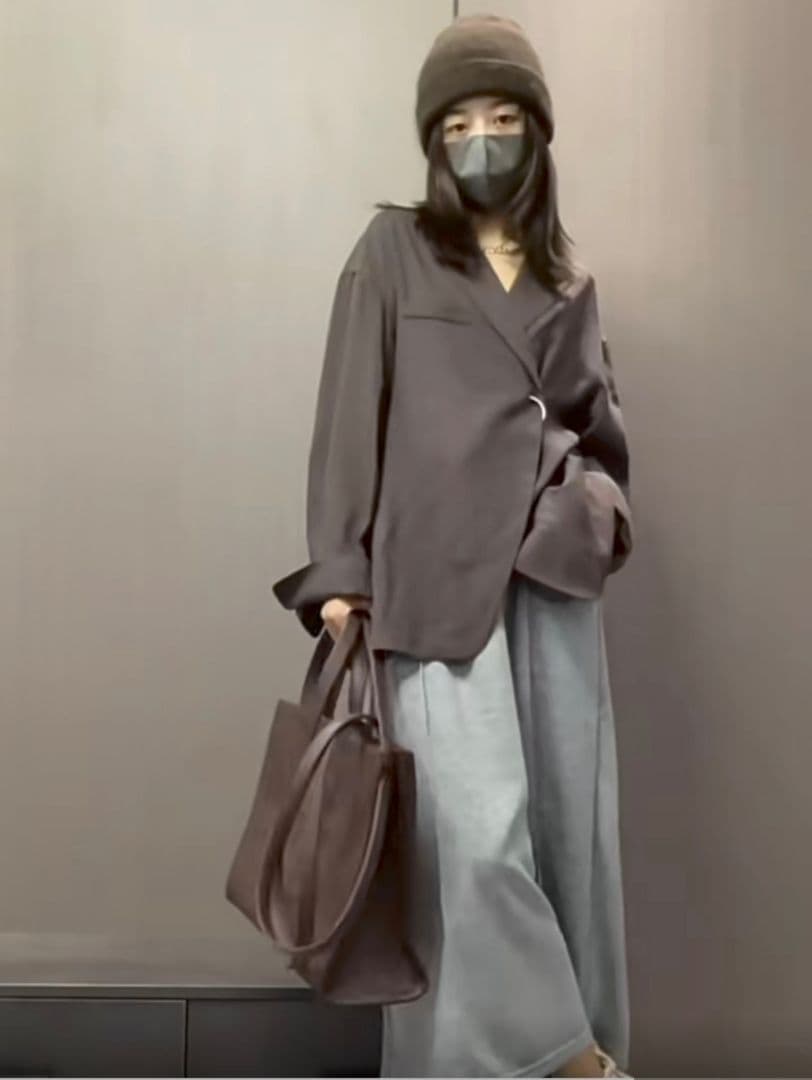 TELFAR 大人気 ショッピングバック スモール チョコレート 茶色