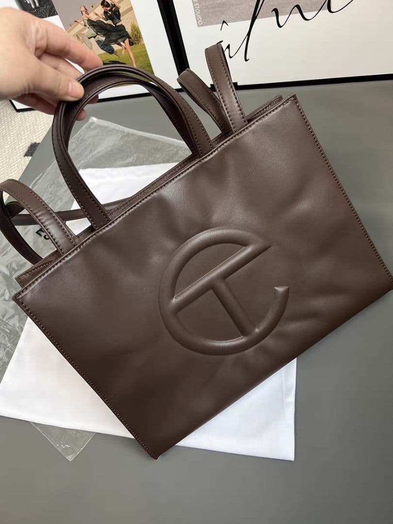 TELFAR 大人気 ショッピングバック スモール チョコレート 茶色