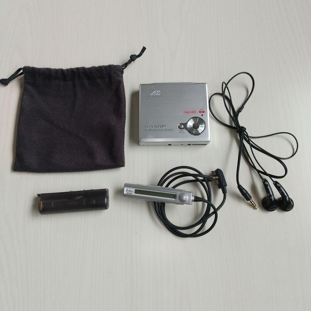 SHARP 1-BIT ポータブル MD レコーダー IM-DR80-S