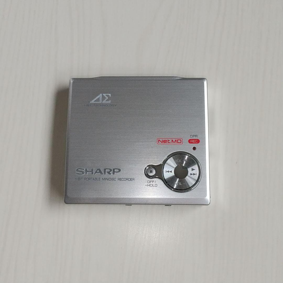SHARP 1-BIT ポータブル MD レコーダー IM-DR80-S