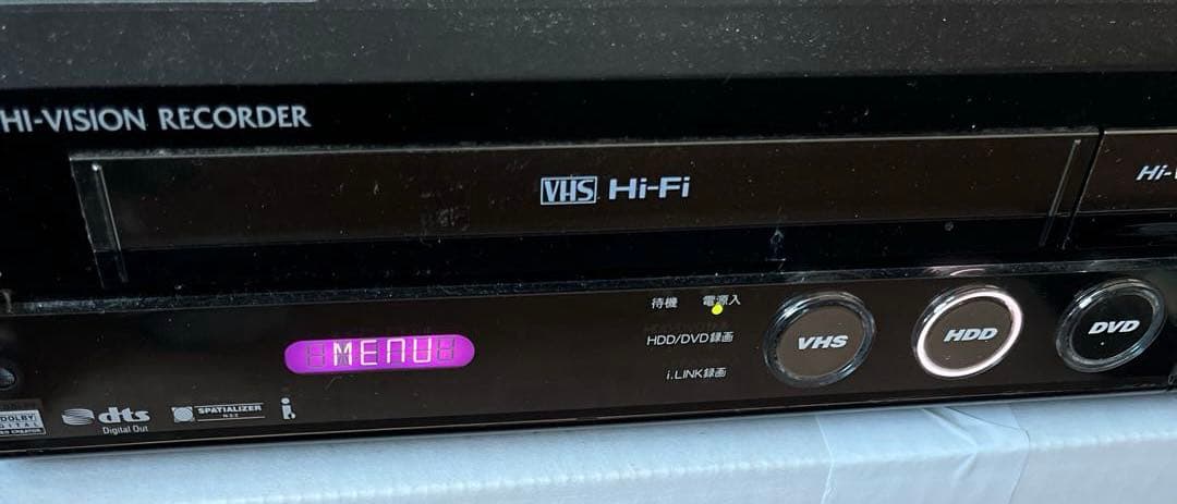 ビデオテープのダビングに！SHARP DV-ACV52 レコーダー　おまけ付き！