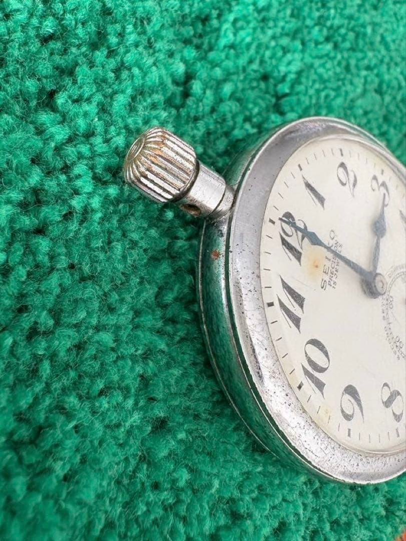 国鉄 SEIKO 懐中時計 昭和42年 関西刻印 15石 手巻き 鉄道時計