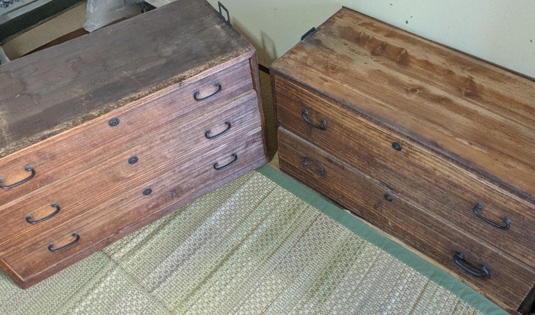 【引取価格】昭和レトロな箪笥　 五段　アンティーク